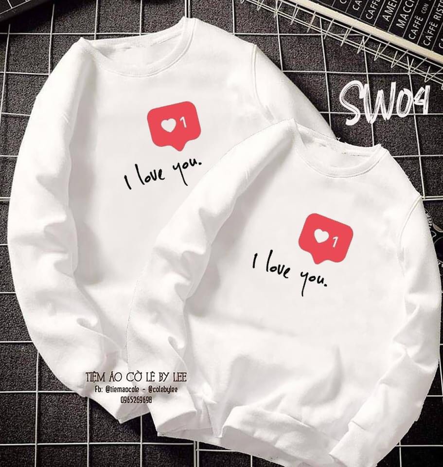 ÁO ĐÔI TRẮNG IN HÌNH CUTE HOT TREND 2021 DÀNH CHO CÁC CẶP ĐÔI