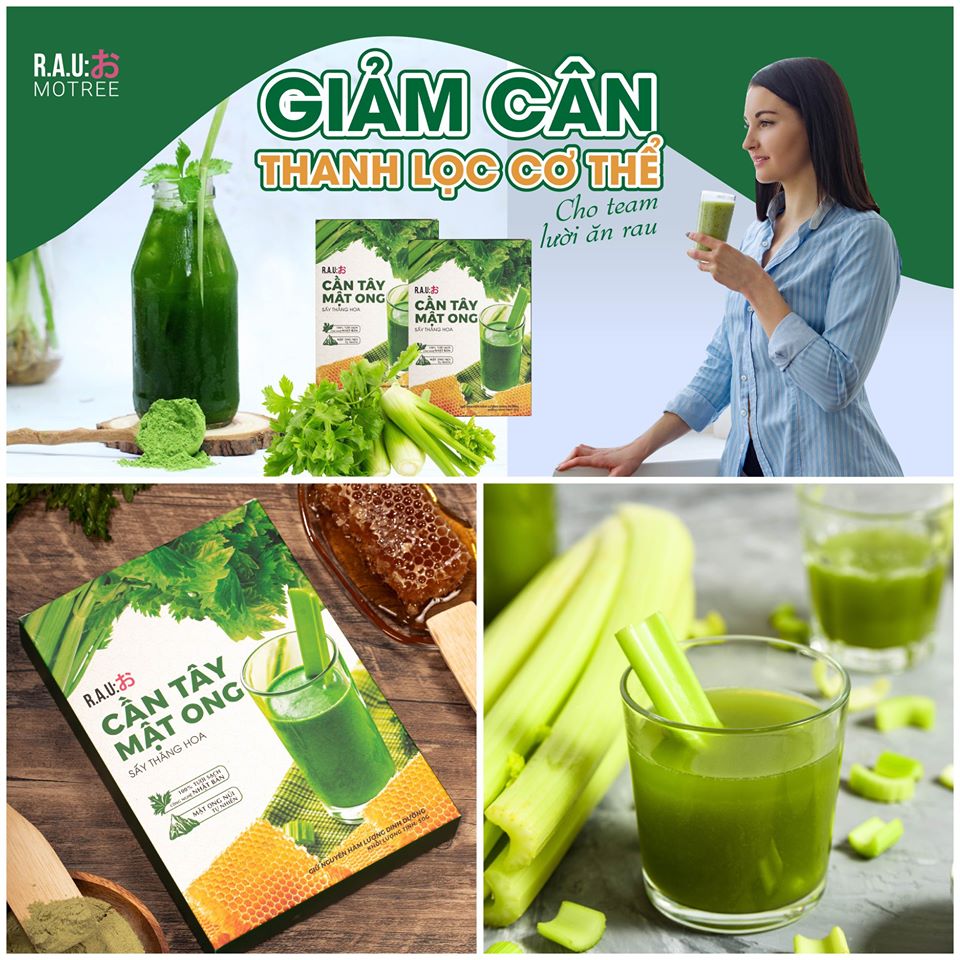 [HCM]CẦN TÂY MẬT ONG - Da đẹp dáng xinh - MUA 3 TẶNG 1