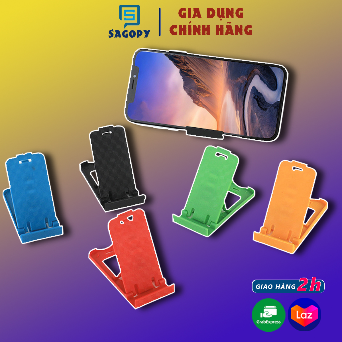 [HCM]Giá đỡ điện thoại để bàn bỏ túi trên xe máy ô tô tiện lợi giá để điện thoại ipad laptop có chân đế bằng nhựa giá rẻ