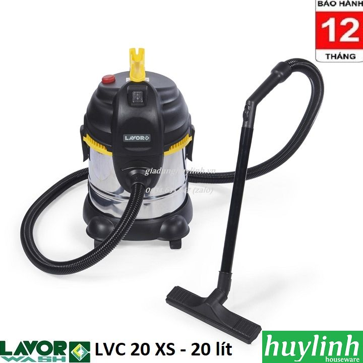 Máy hút bụi khô và ướt lavor lvc 20 xs - 20 lít
