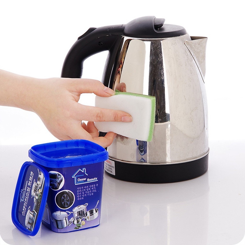 Bột tẩy rửa đa năng, Bột tẩy trắng xoong nồi, chảo Hàn Quốc - hộp xanh