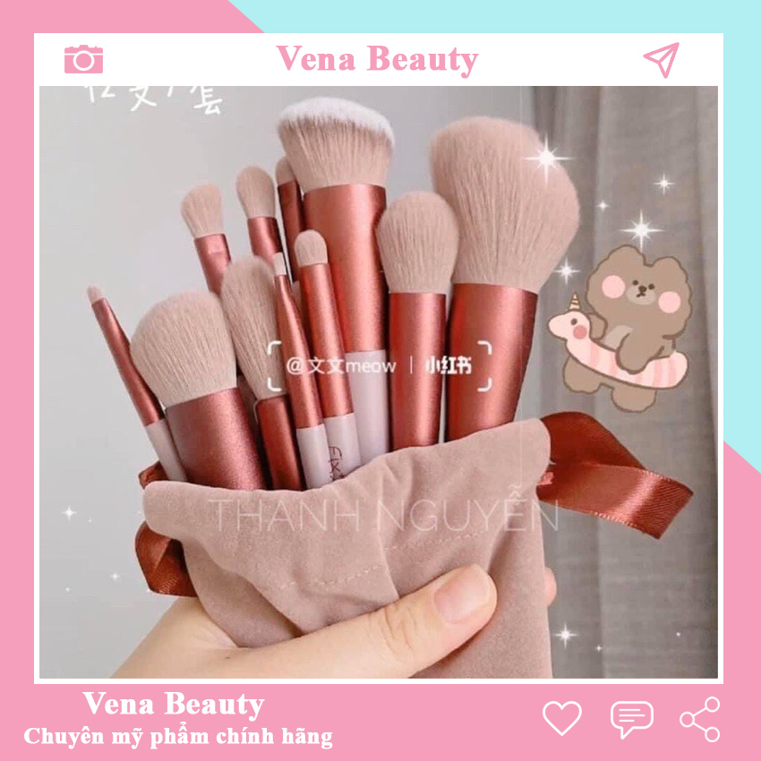 Cọ trang điểm nội địa trung lông mềm cute chuyên nghiệp Fix Vena Beauty