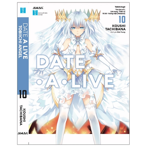 Fahasa - date a live - tập 10 - tặng kèm bookmark + postcard bí mật