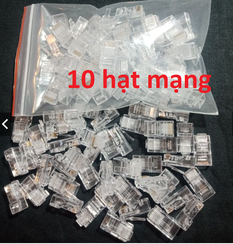 Bịch 10 hạt mạng rj45 - RJ4510