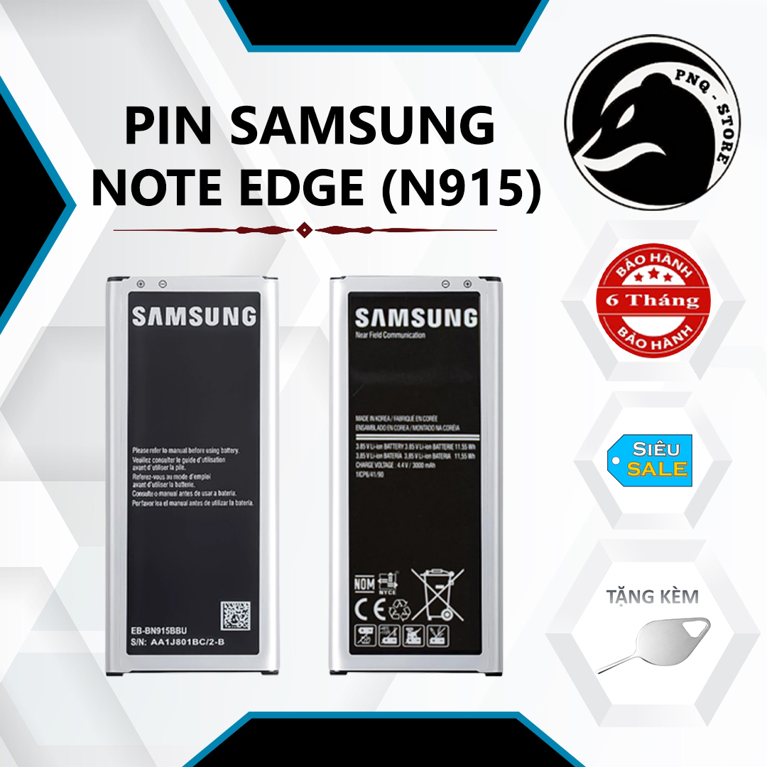 Pin SamSung Galaxy Note Edge (N915BBK) Có Chip NFC - Nguyên Seal - BH 06 tháng