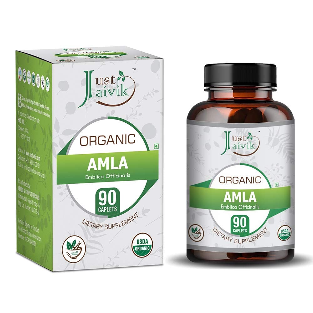 Viên uống hữu cơ bổ sung dưỡng chất, tăng cường hệ miễn dịch Just Jaivik Amla