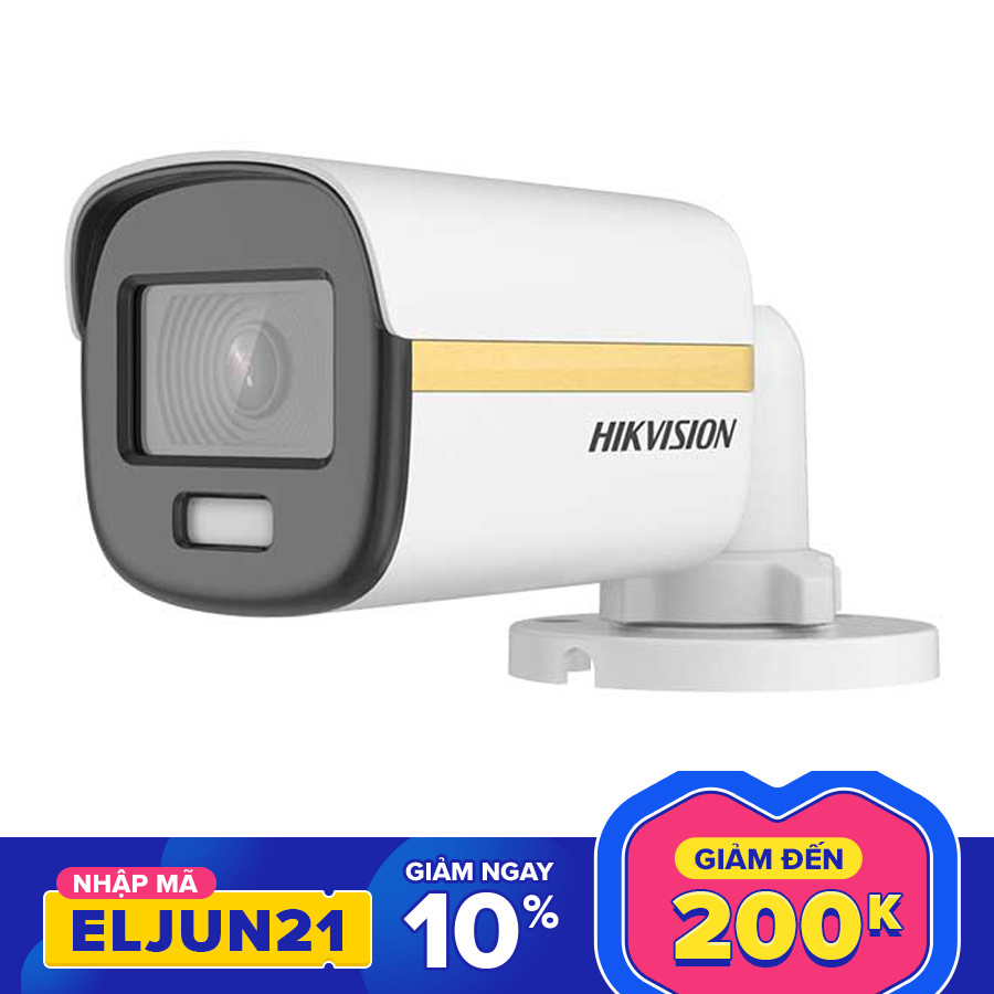 [Siêu Phẩm Bóng Đêm]Camera Có màu ban đêm colorvu có míc thu âm HIKVISION 2MP DS-2CE10DF3T-FS -hàng chính hãng