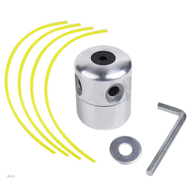 Bát cước máy cắt cỏ, đầu cắt cước bằng hợp kim nhôm lưỡi cắt cước dùng cho máy cắt cỏ dùng pin 2400W và máy cắt cỏ xăng