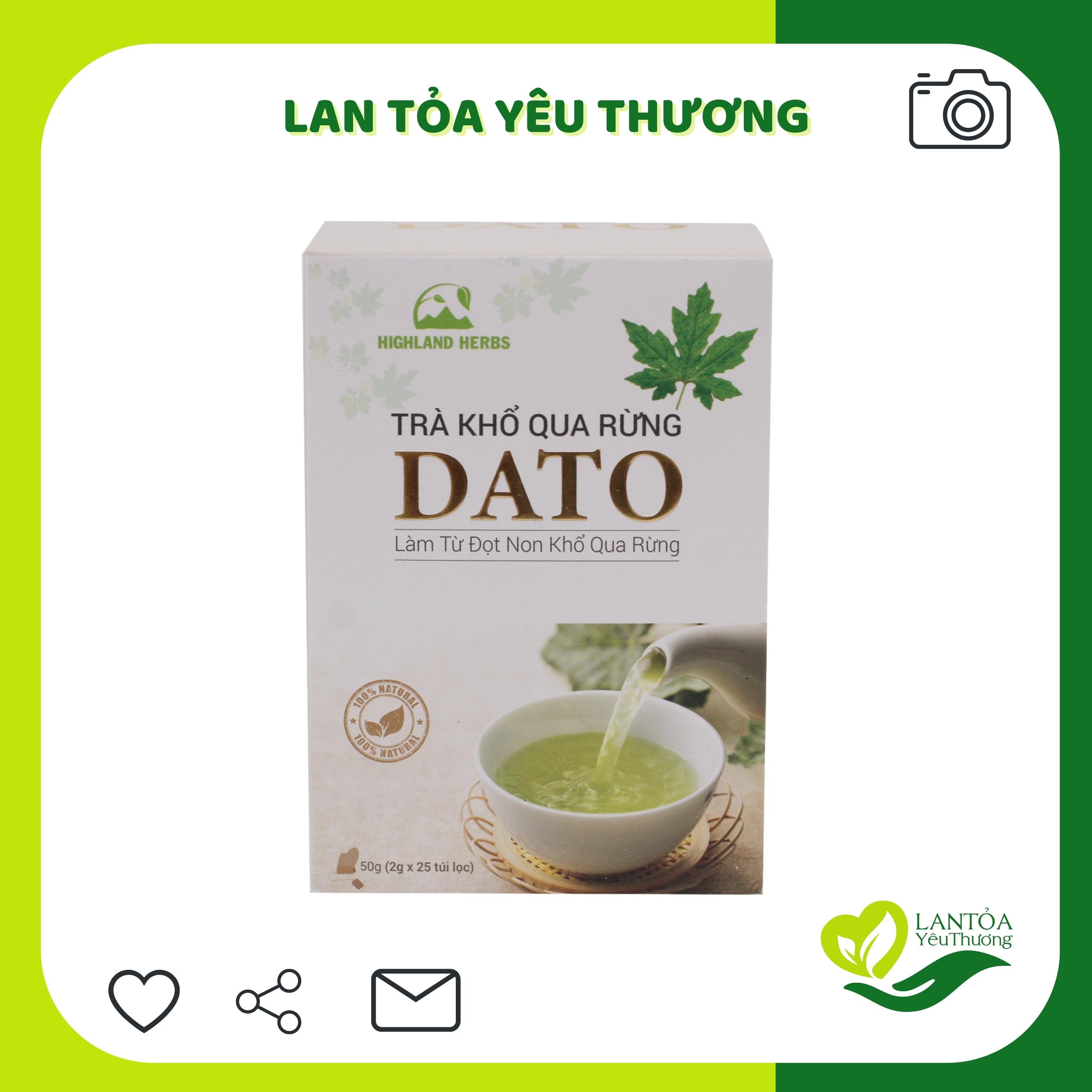 Trà khổ qua rừng túi lọc dato 50g