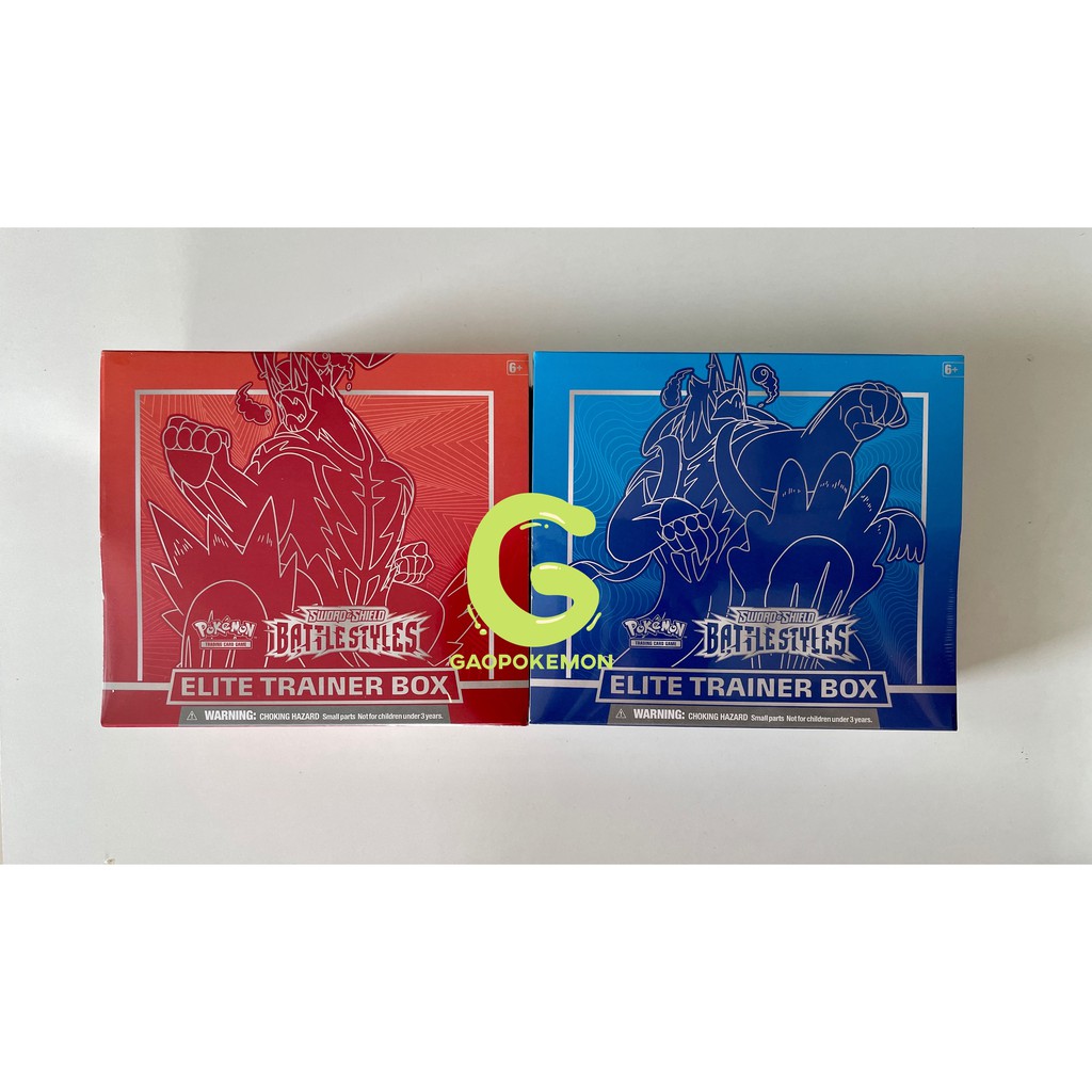 Hộp Elite Trainer Box Sword & Shield Battle Styles chính hãng