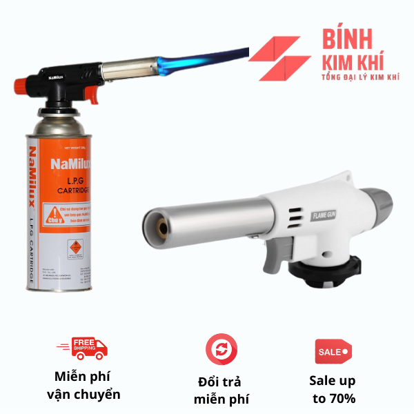 Đèn khò gas cầm tay Namilux- Đầu khò gas mini Nhật đa năng
