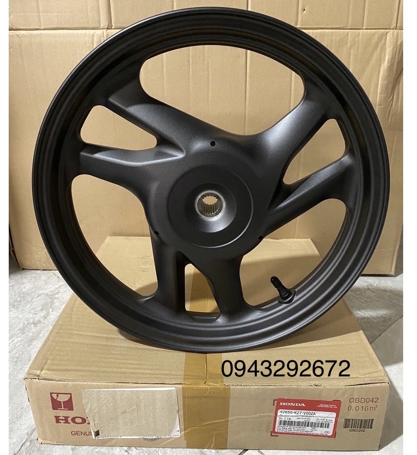 Vành sau air blade 125, 2013>2019 honda
