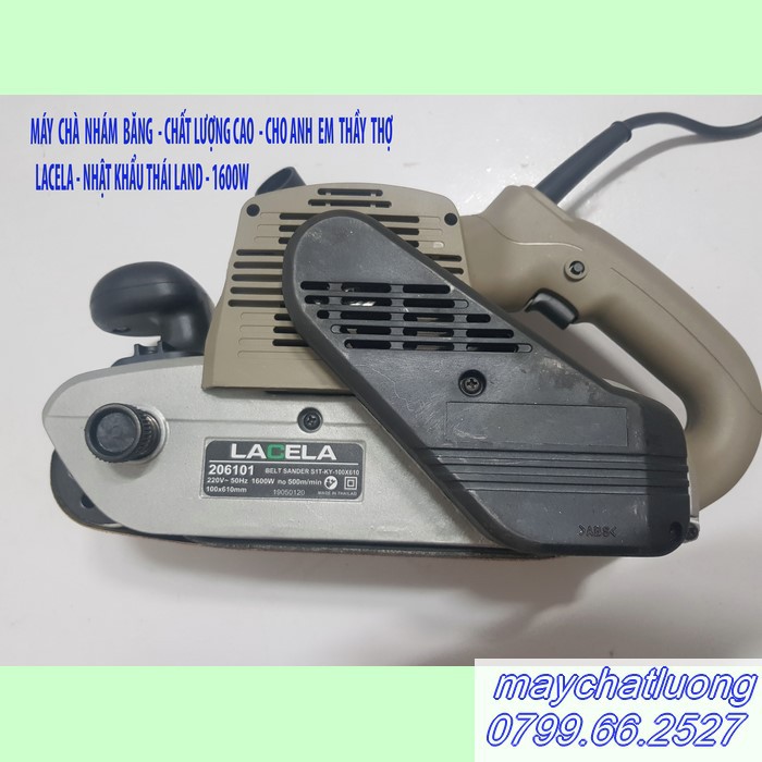 Máy chà nhám băng lacela 1600w – chất lượng cao - cho anh em thợ