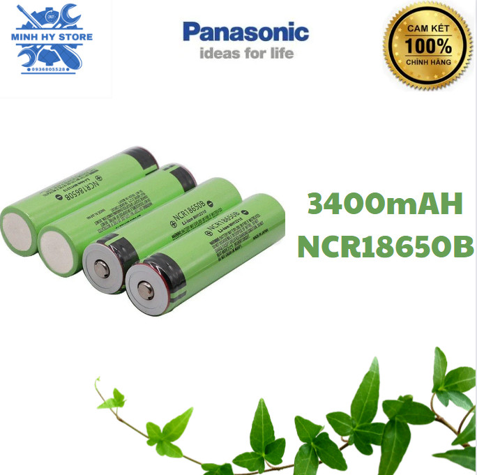 Pin panasonic 18650 ncr 18650b 3.7v 3400mah chính hãng