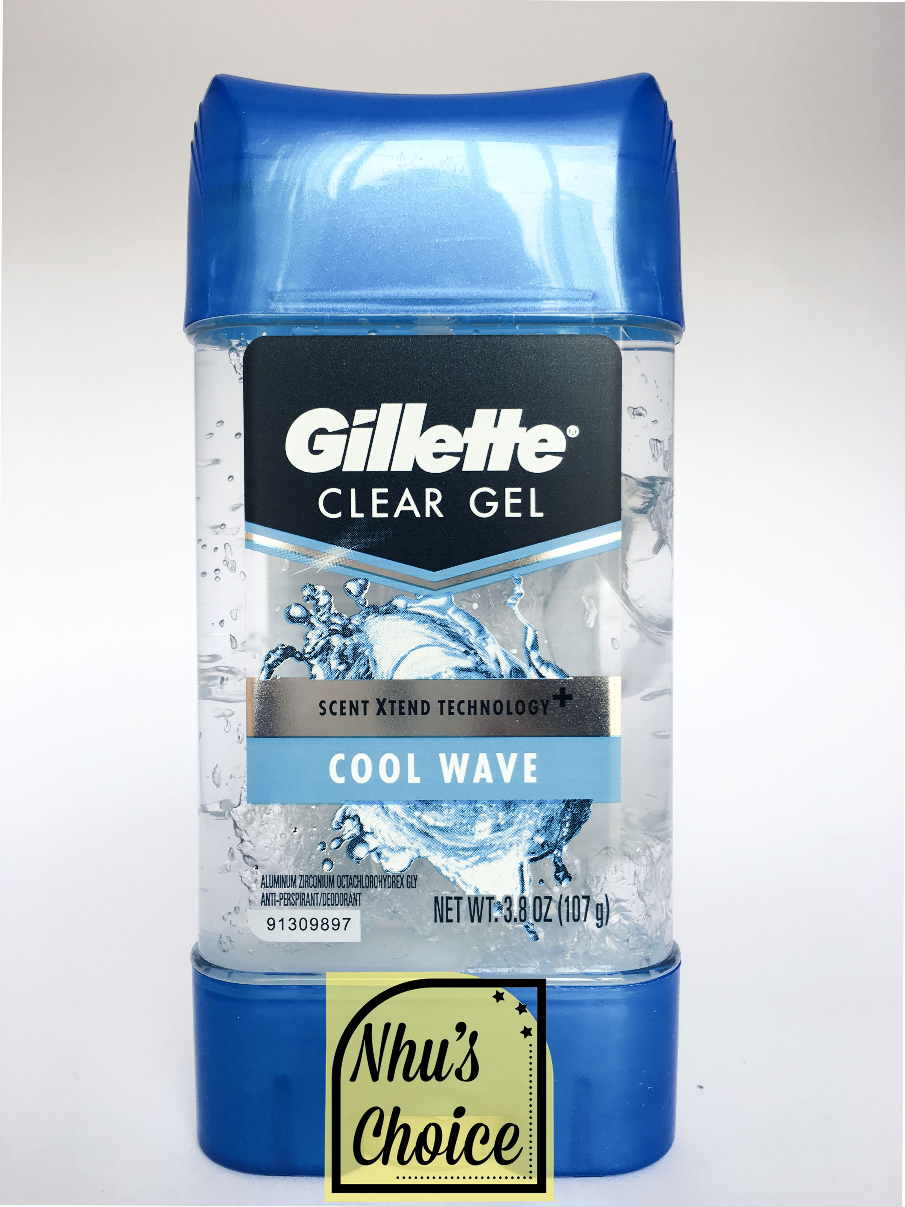 [Hàng Mỹ Nhu's Choice] Lăn khử mùi nam mát lạnh chống mồ hôi Gillette Cool Wave Clear Gel 3.8 oz