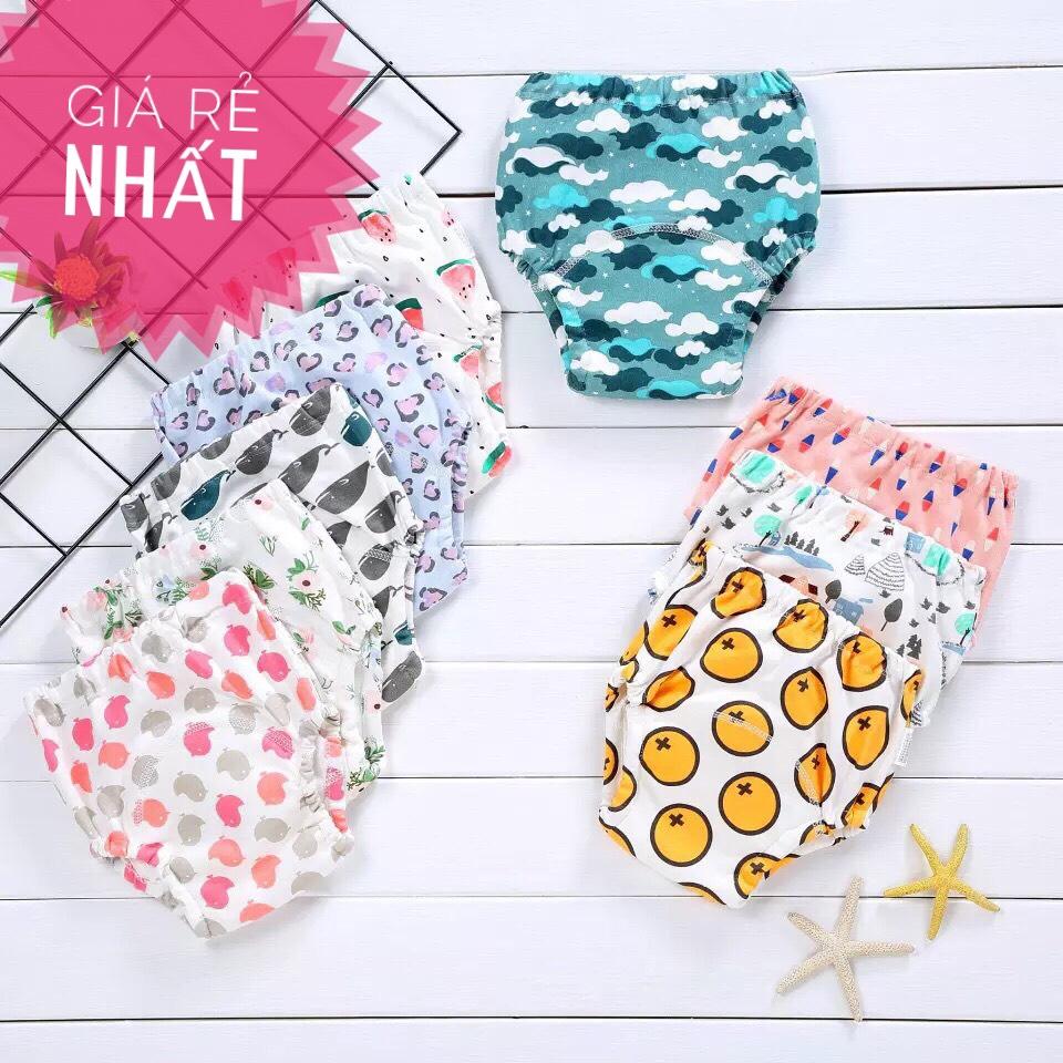 Combo 10 quần bỉm cotton cho bé