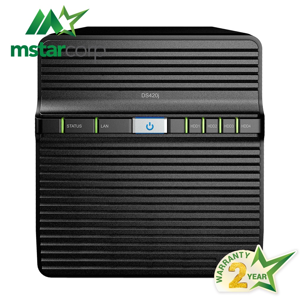 Ổ cứng mạng synology nas ds420j - hàng chính hãng