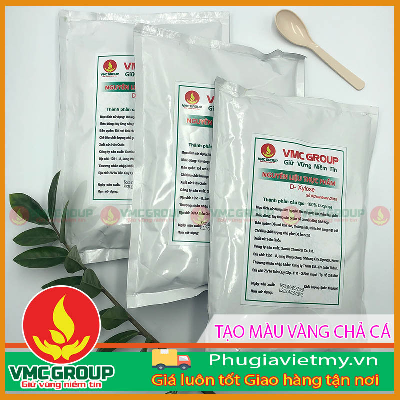 Vmc d-xylose tạo màu vàng cho sản phẩm chiên rán