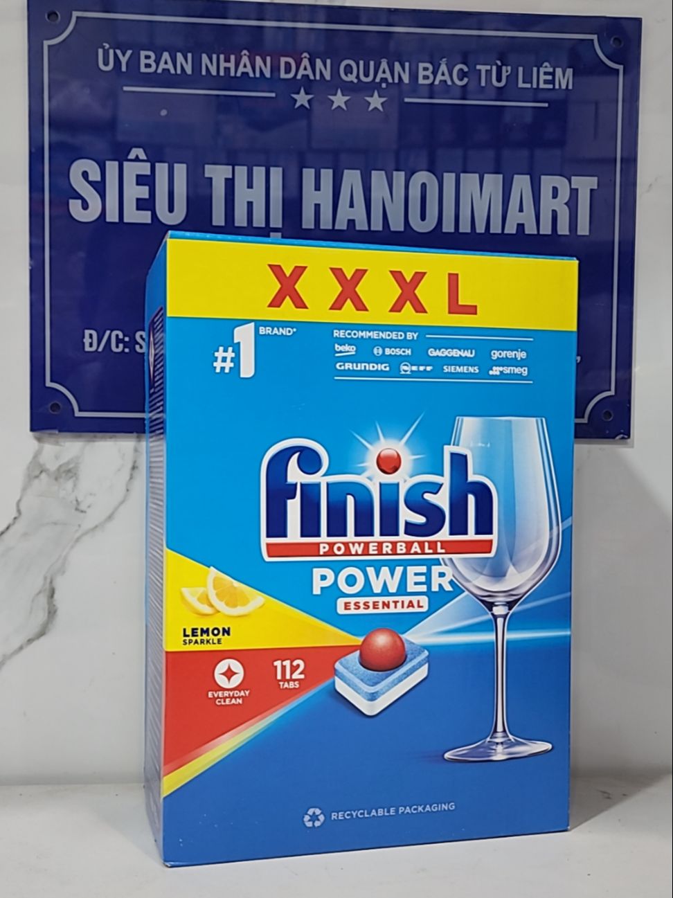 Viên rửa chén finish 112v all in 1 one