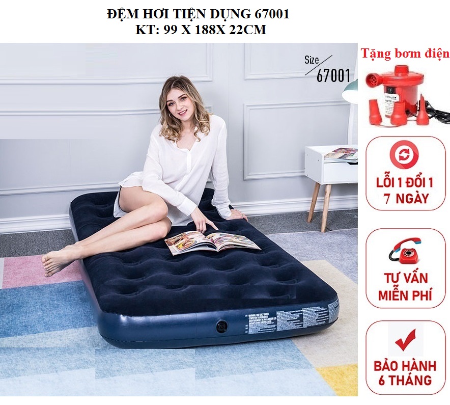 Nệm Hơi Đệm Hơi Cao Cấp Bestway 99CM X 1,89M - Nệm Hơi Đệm Hơi Cao Cấp Đệm Hơi Nhập Khẩu Bestway