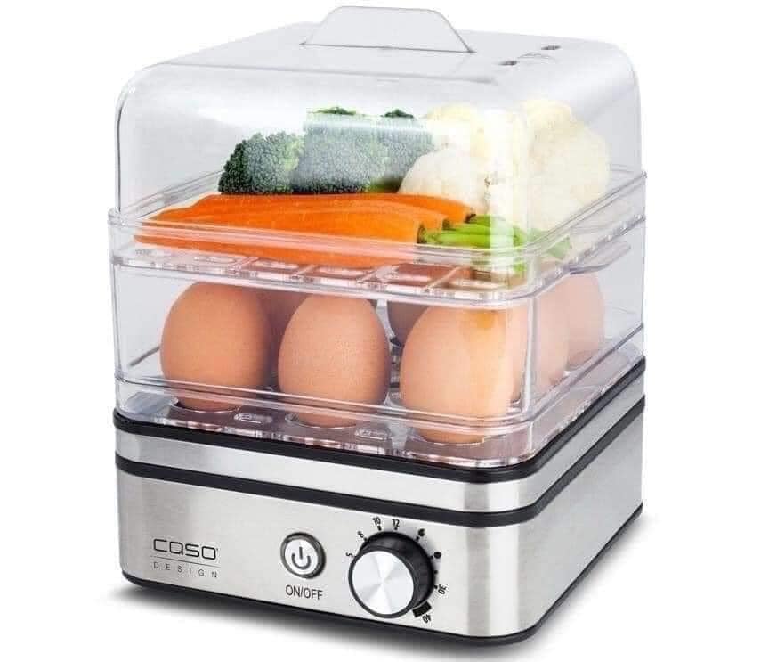 Nồi hấp điện 2 tầng mini caso ed10