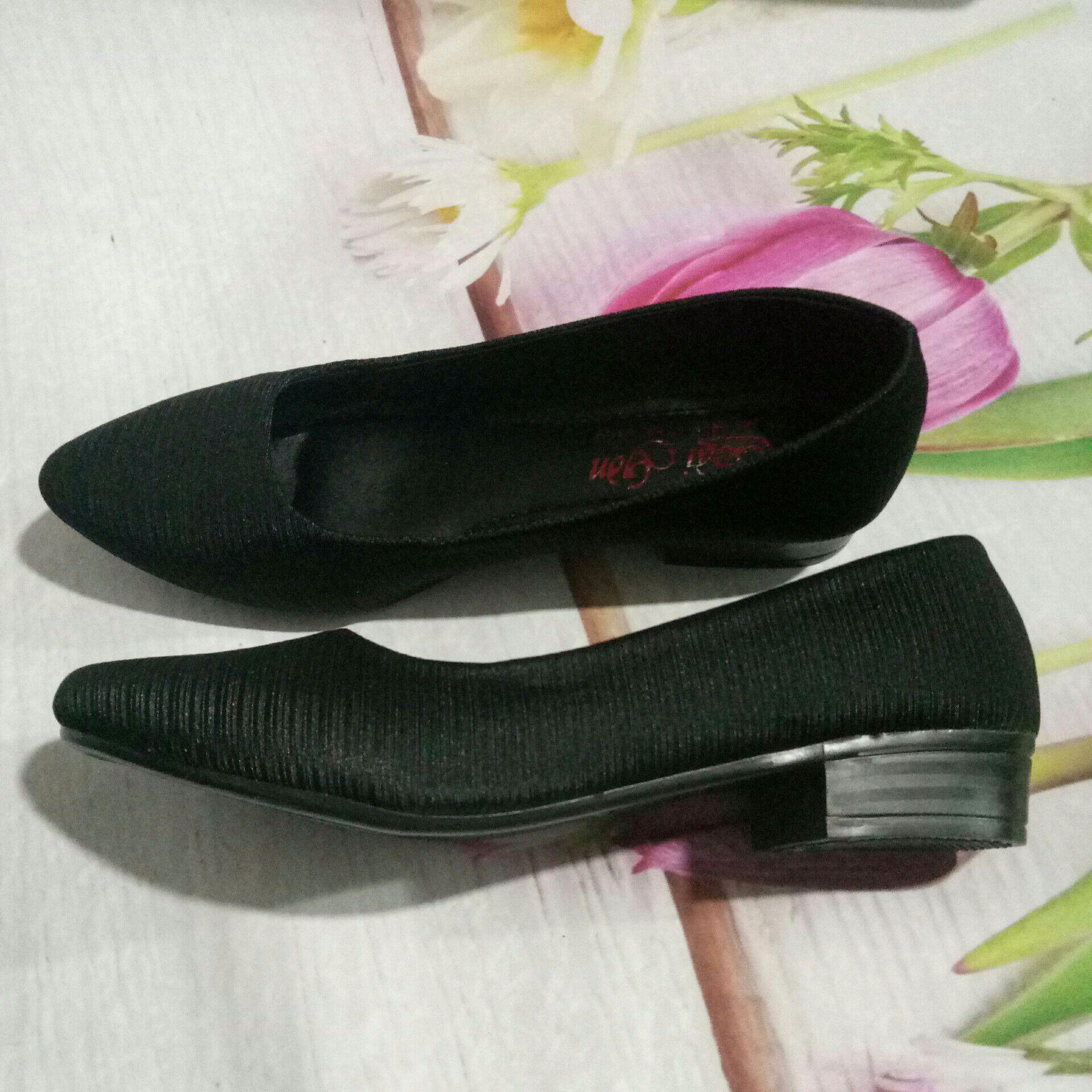 [ảnh thật] Giày bệt 2P búp bê vải lụa [-phom nhỏ, khách nên đặt tăng 1 size ] an toàn duyên dáng