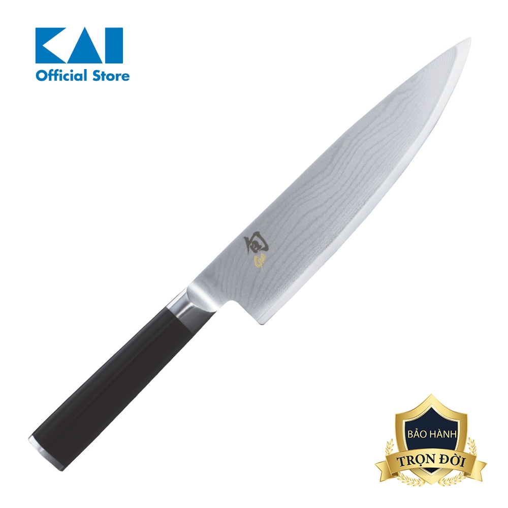 Dao làm bếp Nhật cao cấp Shun Classic Chef - Dao thái thịt cá thép Damascuss 69 lớp DM0706