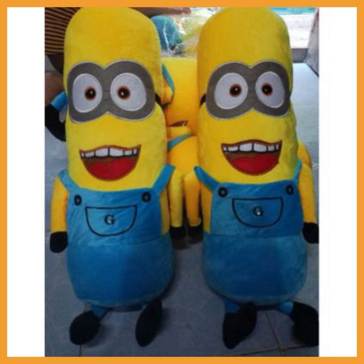 Gối Ôm - Gấu Bông Minion Đáng Yêu Vải Nhung Mềm Mịn Gối Ôm Cho Bé Quà Tặng Ý Nghĩa