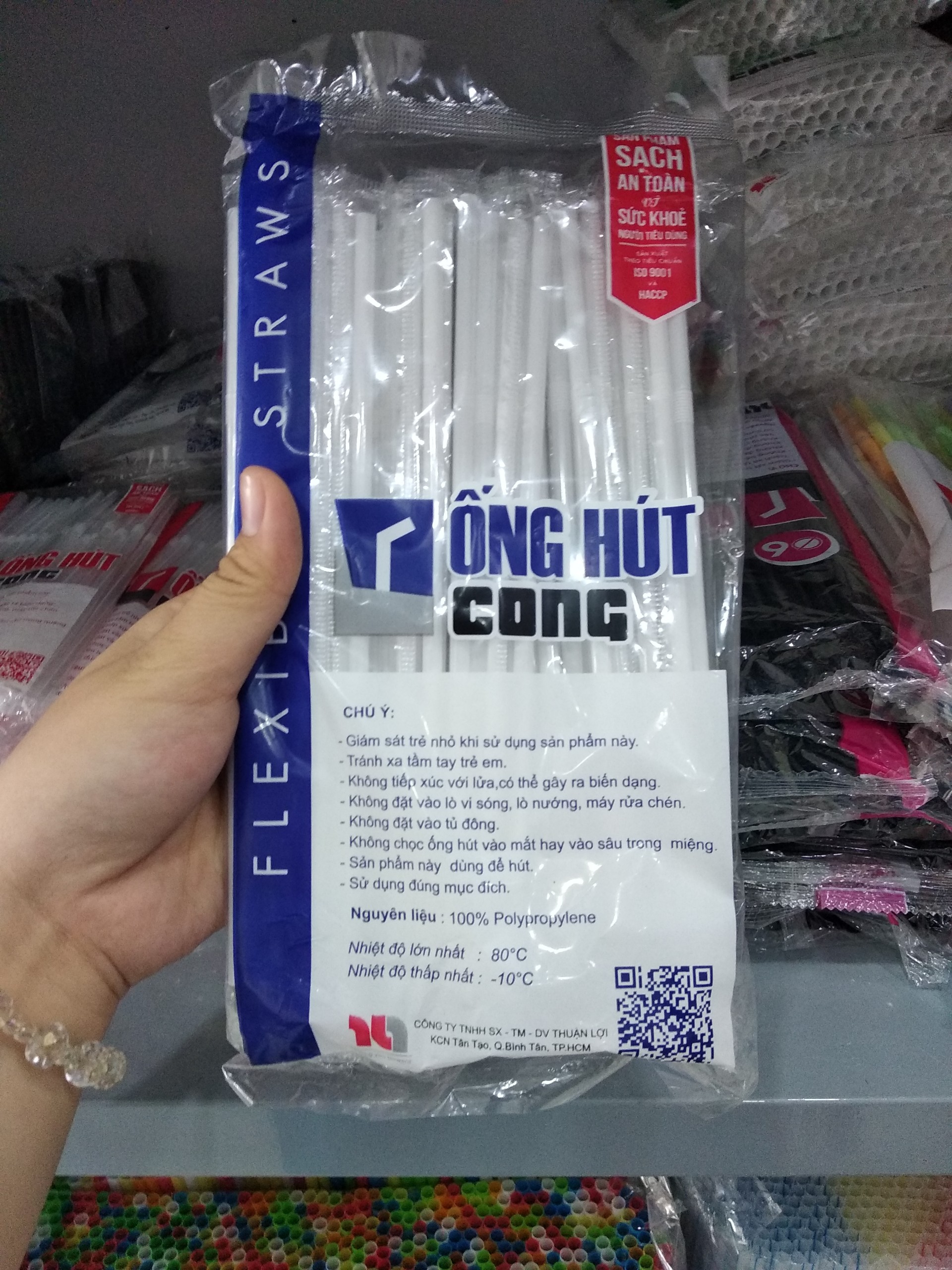SET 5 Gói Ống Cong Có Màng Bọc Phi 5 ( Dùng uống nước giải khát, cafe )
