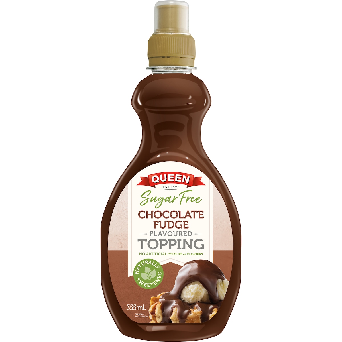 SỐT CARAMEL / SOCOLA KHÔNG ĐƯỜNG Queen Chocolate Fudge / Caramel, Sugar Free Topping, 355ml