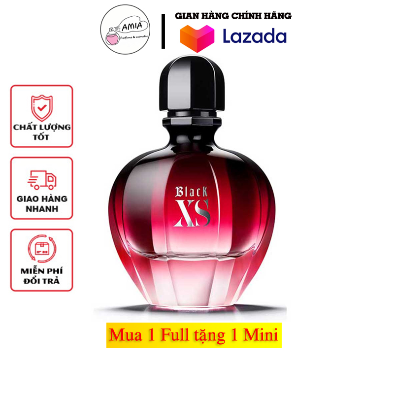 Nước hoa paco rabanner black xs edp for her tester 80ml amia shop