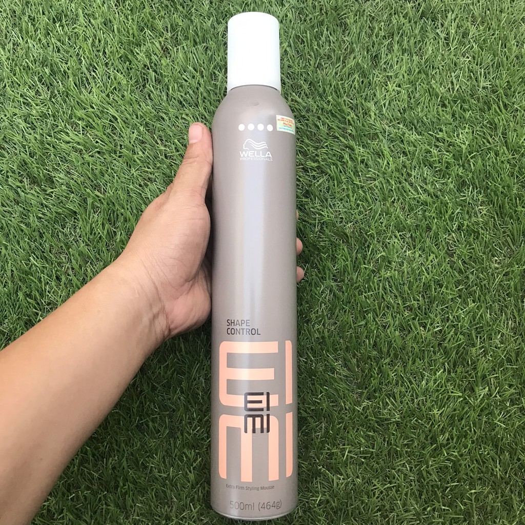Bọt tạo dáng và giữ nếp hoàn hảo Wella shape control styling mousse 500ML