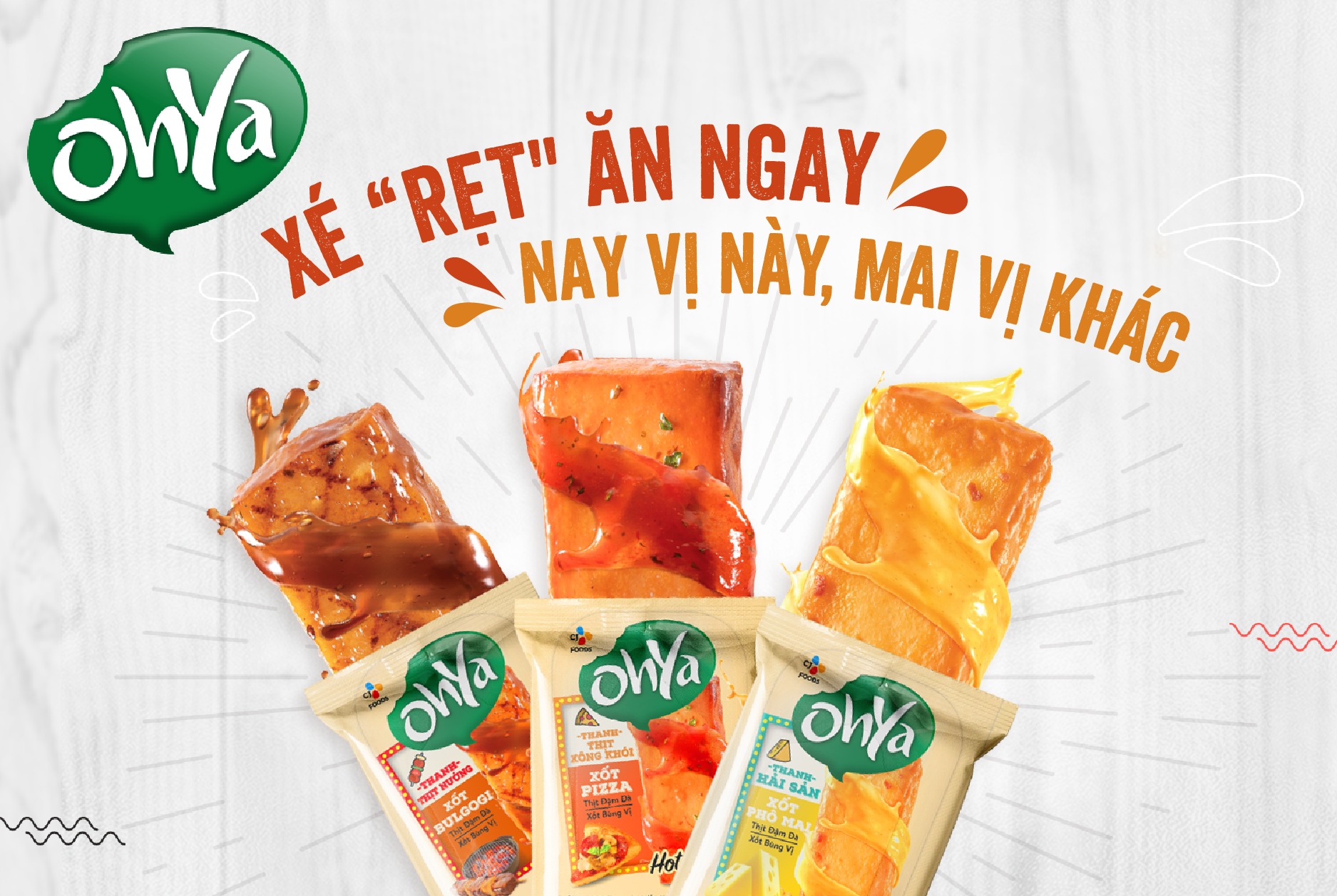 Thanh HOTBAR OHYA ăn liền 35g (có 3 vị tha hồ lựa chọn)
