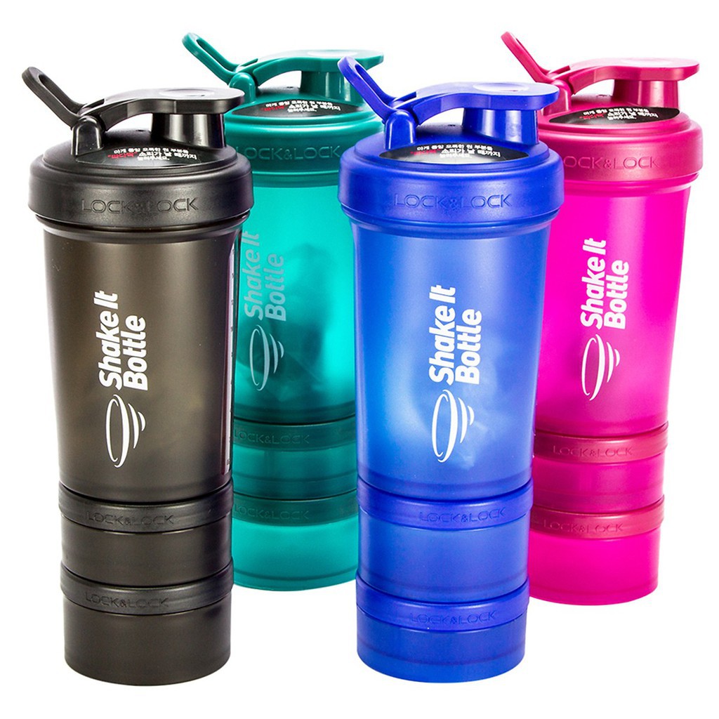 Bình lắc shake it lock&lock 600m hap945 hàn quốc