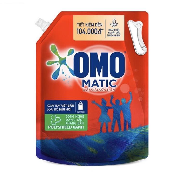 Nước giặt omo túi 3,9kg cửa trên