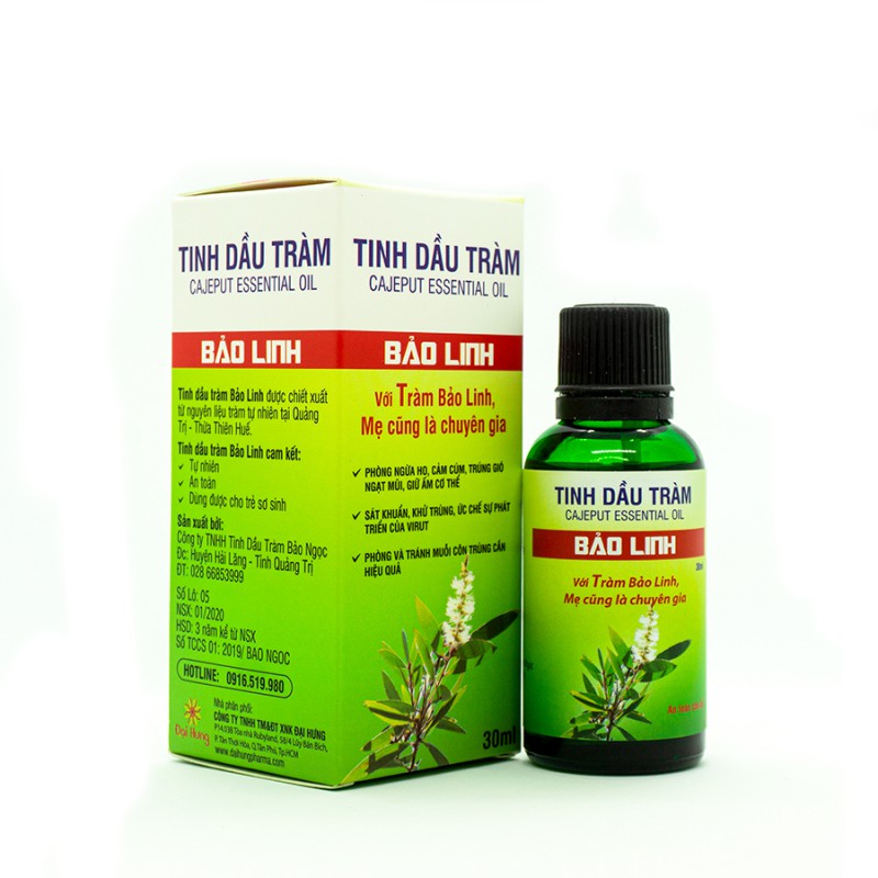 Tinh dầu tràm bảo linh 30ml-10ml