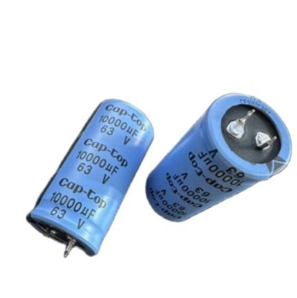 Tụ nguồn audio ampli amply cục đẩy cap-top 63v 10000uf 30x60mm