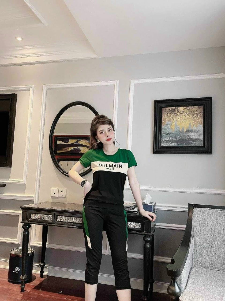 Bộ thun cotton quần lững
