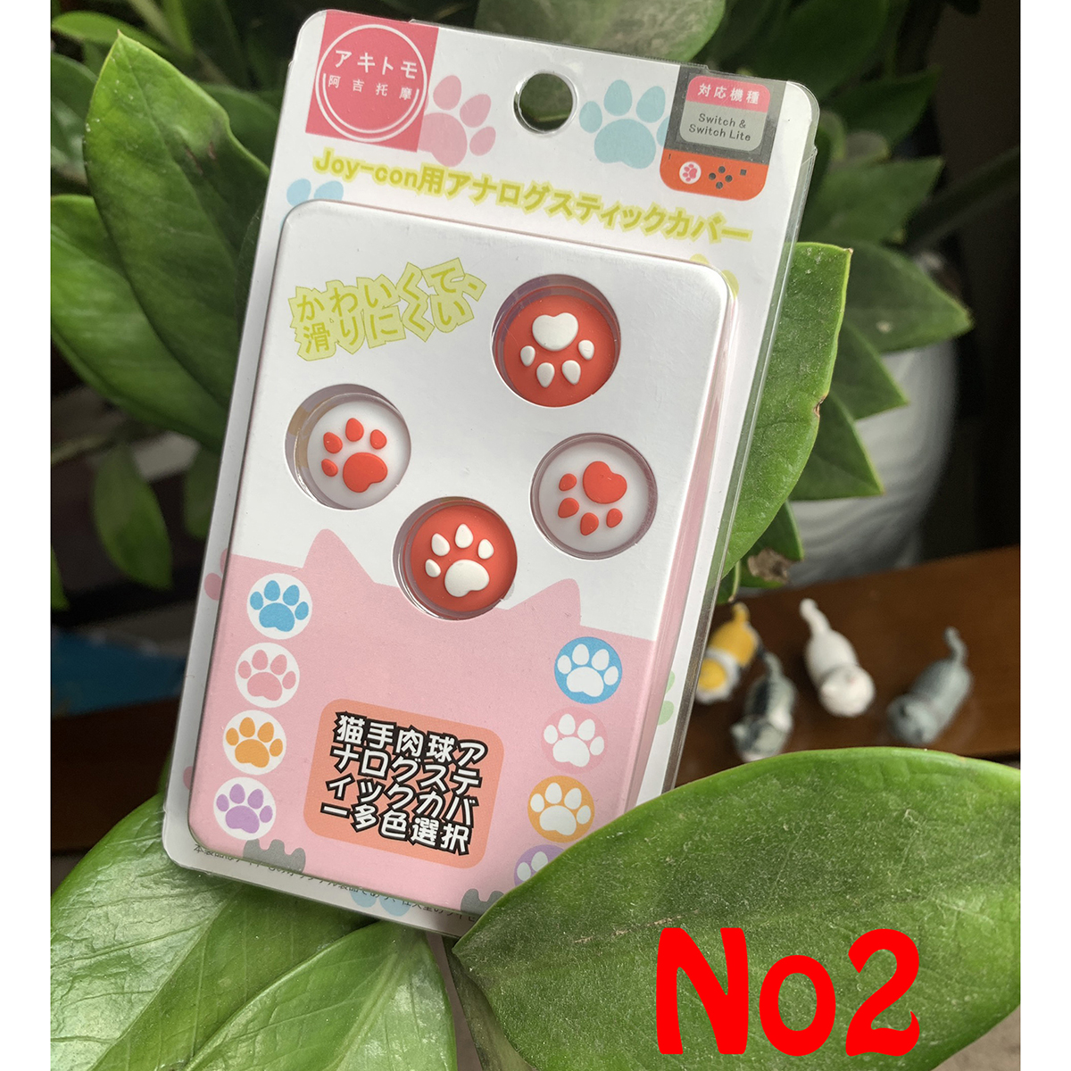 4 núm chân mèo bọc joycon, bọc joycon cho Nintendo Switch & Switch Lite