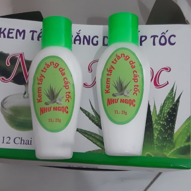 combo 4 kem tẩy trắng da cấp tốc NHƯ NGỌC