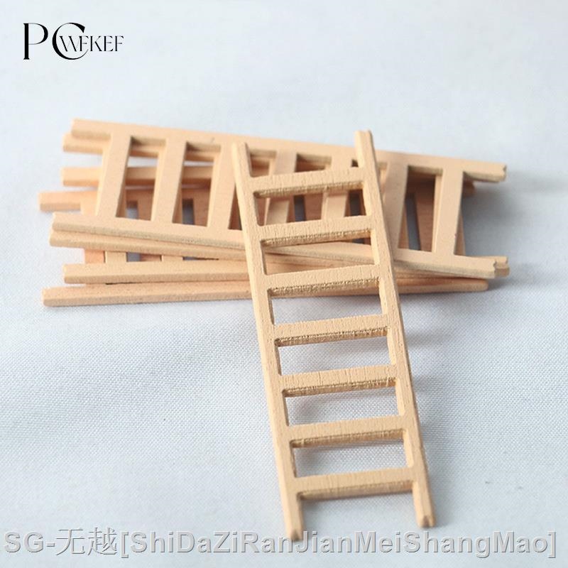 uijuhi 1 5pcs 1 12 Dollhouse Ladder Stairs Decoration Dimensional Of Doll