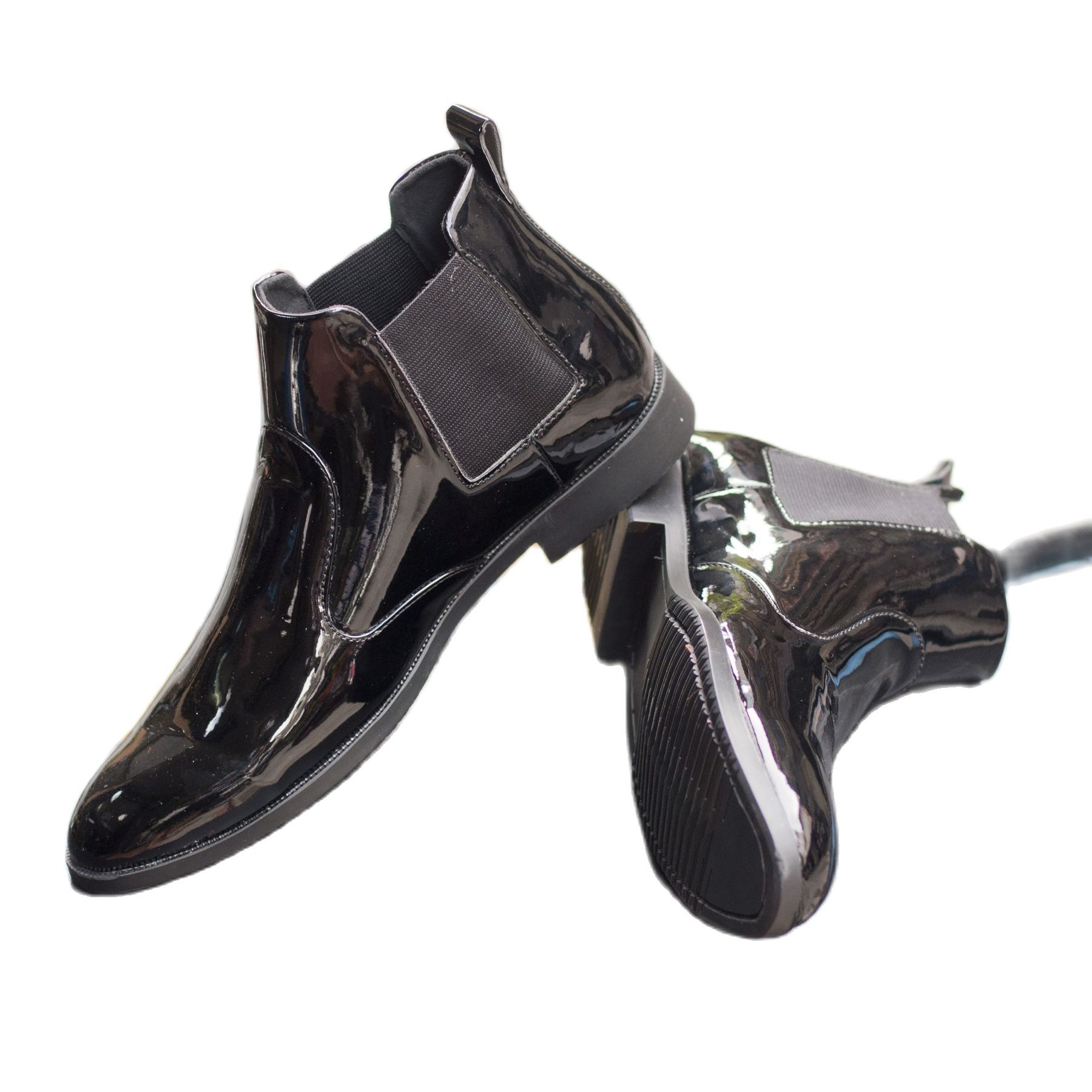 Giày Chelsea boot cổ chun da bóng  ver 2.0-CB520-Bóng - AROTI VIETNAM