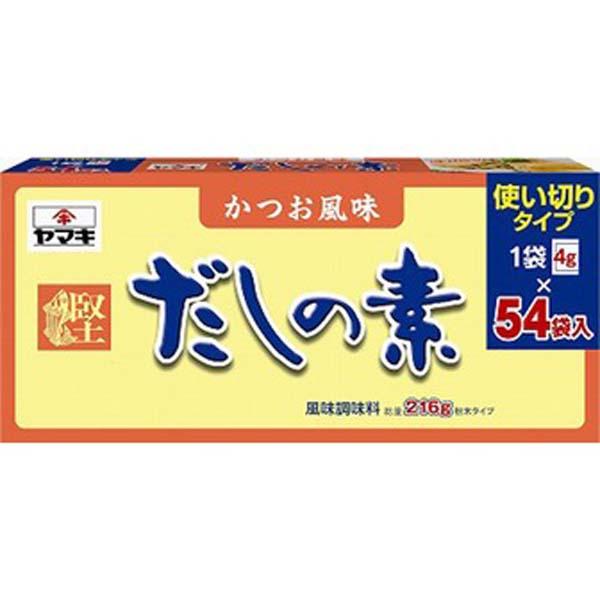 fuji123 Bột cá Dashi YAMAKI だしの素 かつおだし xách tay từ Nhật Bản, Fuji123 だしの素 ヤマキ かつお風味 54袋入 使い切りタイプ 4g/1袋 うどん 味噌汁 煮物 蕎麦
