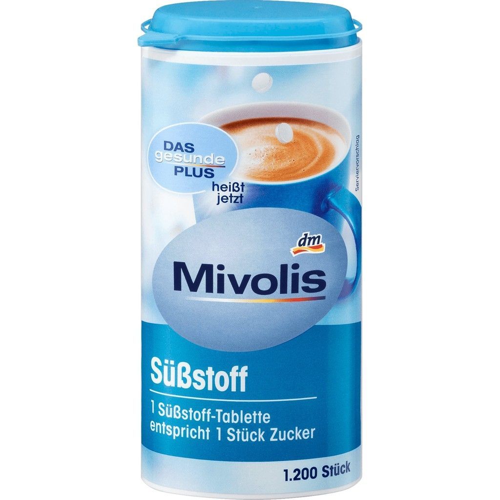Đường Đức Mivolis đường ăn kiêng 1.200 viên cho người ăn kiêng Keto, Das, tiểu đường