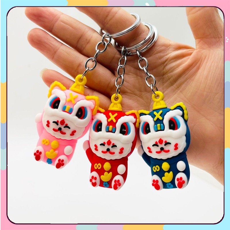 Móc khóa Mèo May Mắn mới nhất Tết 2023 dễ thương cute may mắn tài lộc móc treo chìa khoá xe máy hình mèo thần tài