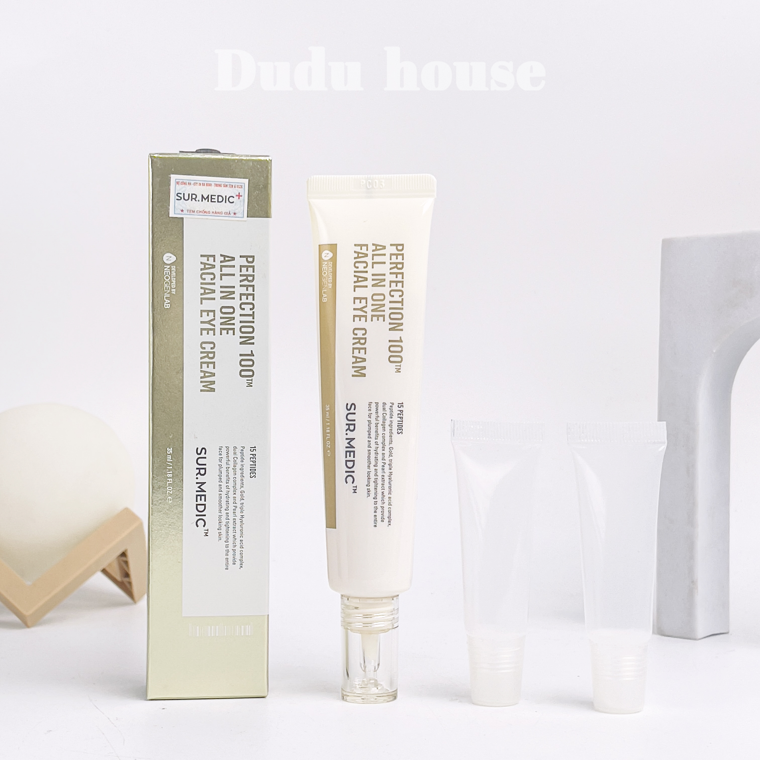Kem măt Sur.Medic làm giảm thâm mắt, mờ nếp nhăn Sur.Medic+ Eye Cream 35ml