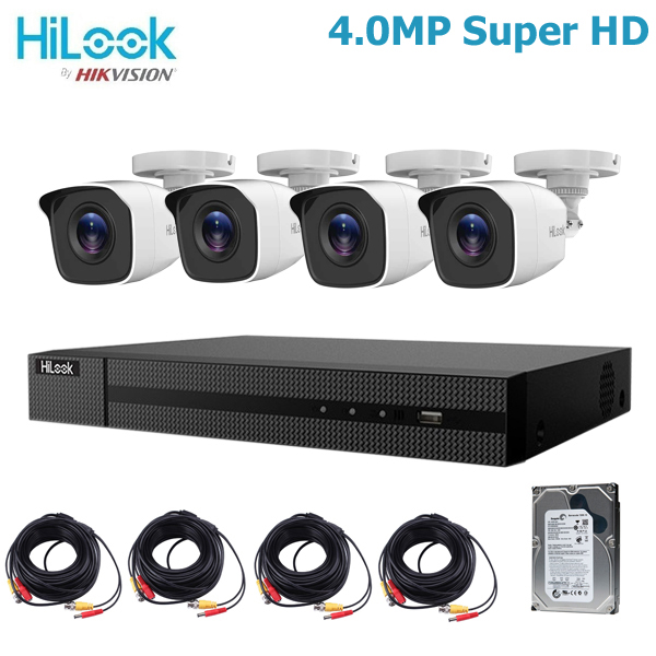 [Trả góp 0%]Bộ Camera Giám Sát Hilook Super HD 4.0MP – Trọn Bộ Camera Quan Sát Đầy Đủ Phụ Kiện Lắp Đặt