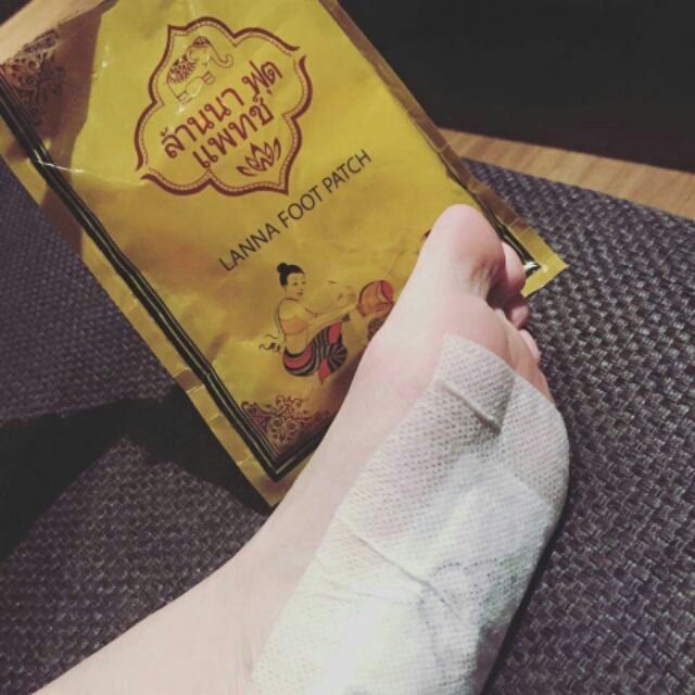 Dán bàn chân lanna foot thái lan gói 5 cặp 10 miếng