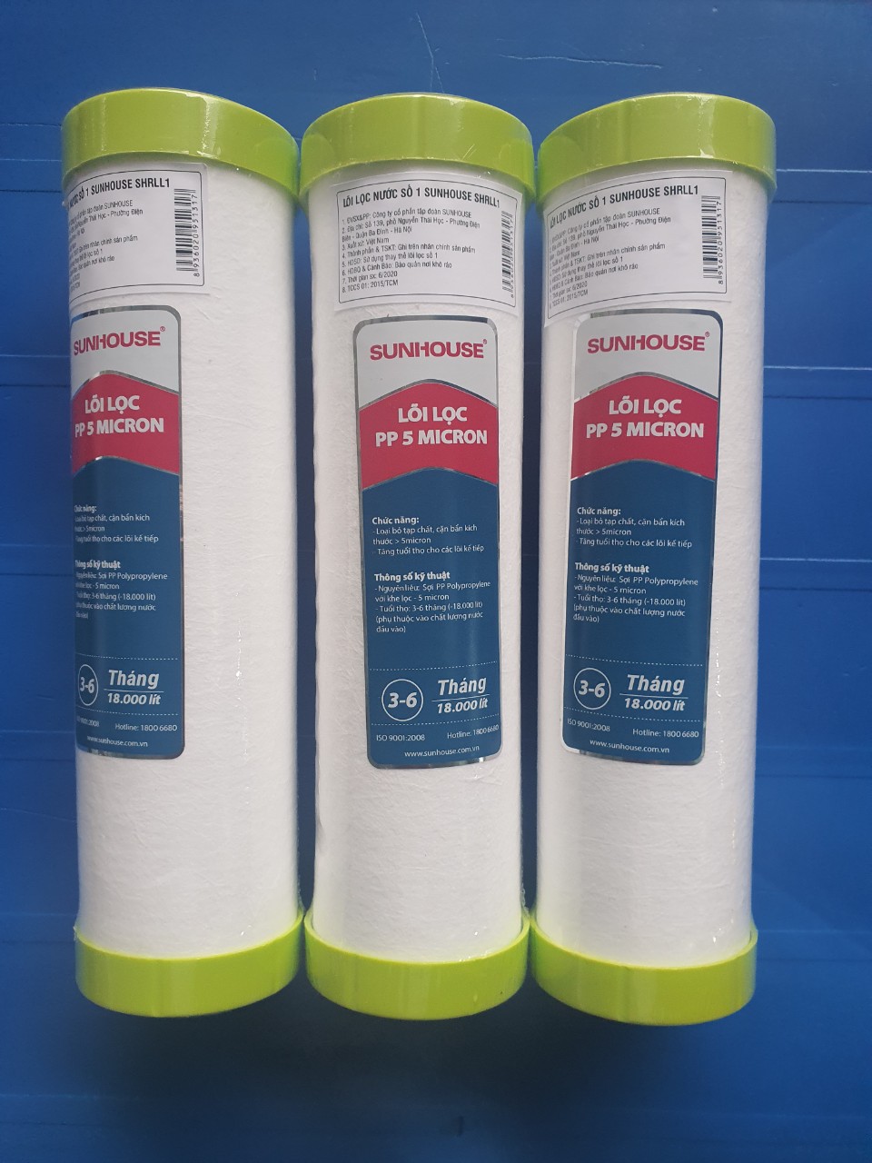 Combo 3 lõi lọc nước số 1 Sunhouse - lõi lọc nước số 1 sunhouse