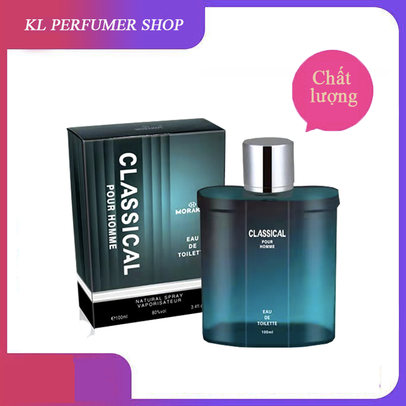 Nước hoa nam cao cấp hương liệu CLASICAL hương gỗ lưu hương siêu lâu, giúp bạn tự tin trong mọi cuộc hẹn